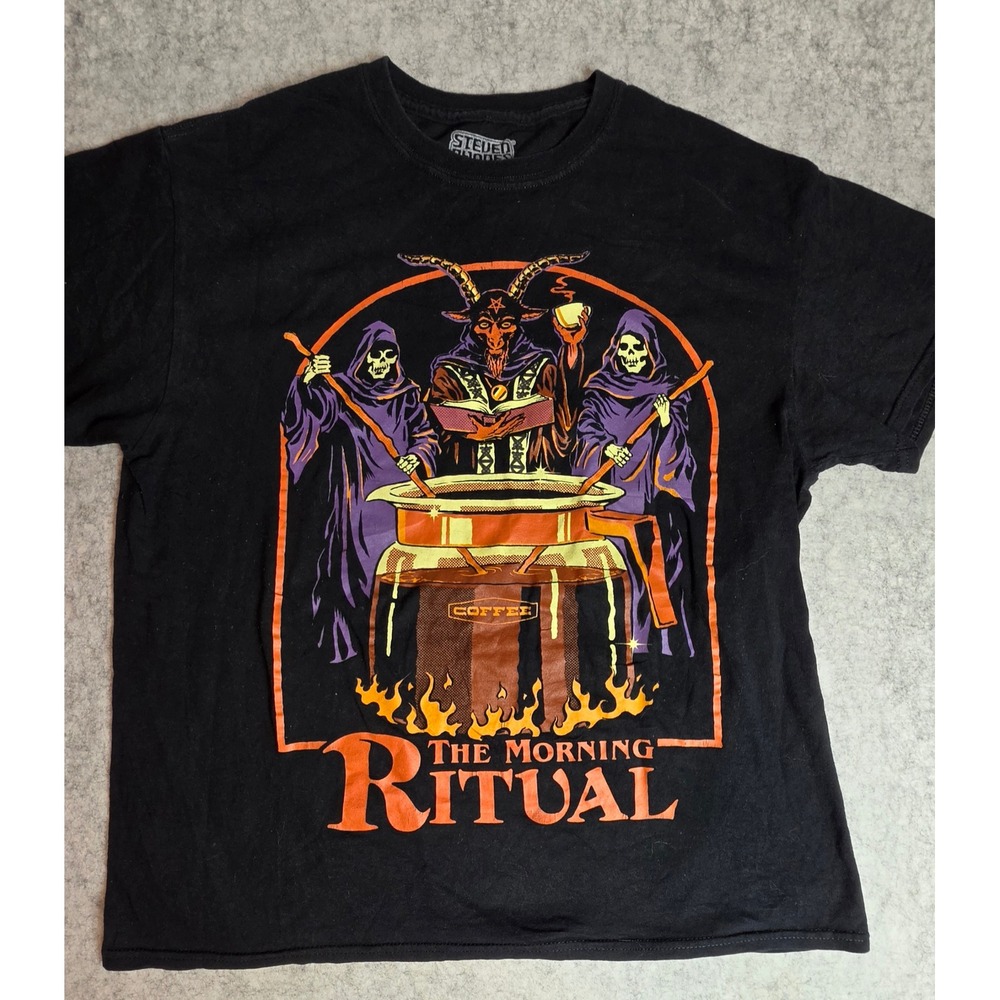 Steven Rhodes The Morning Ritual Graphic Tee Black Spencer's Exclusive Medium